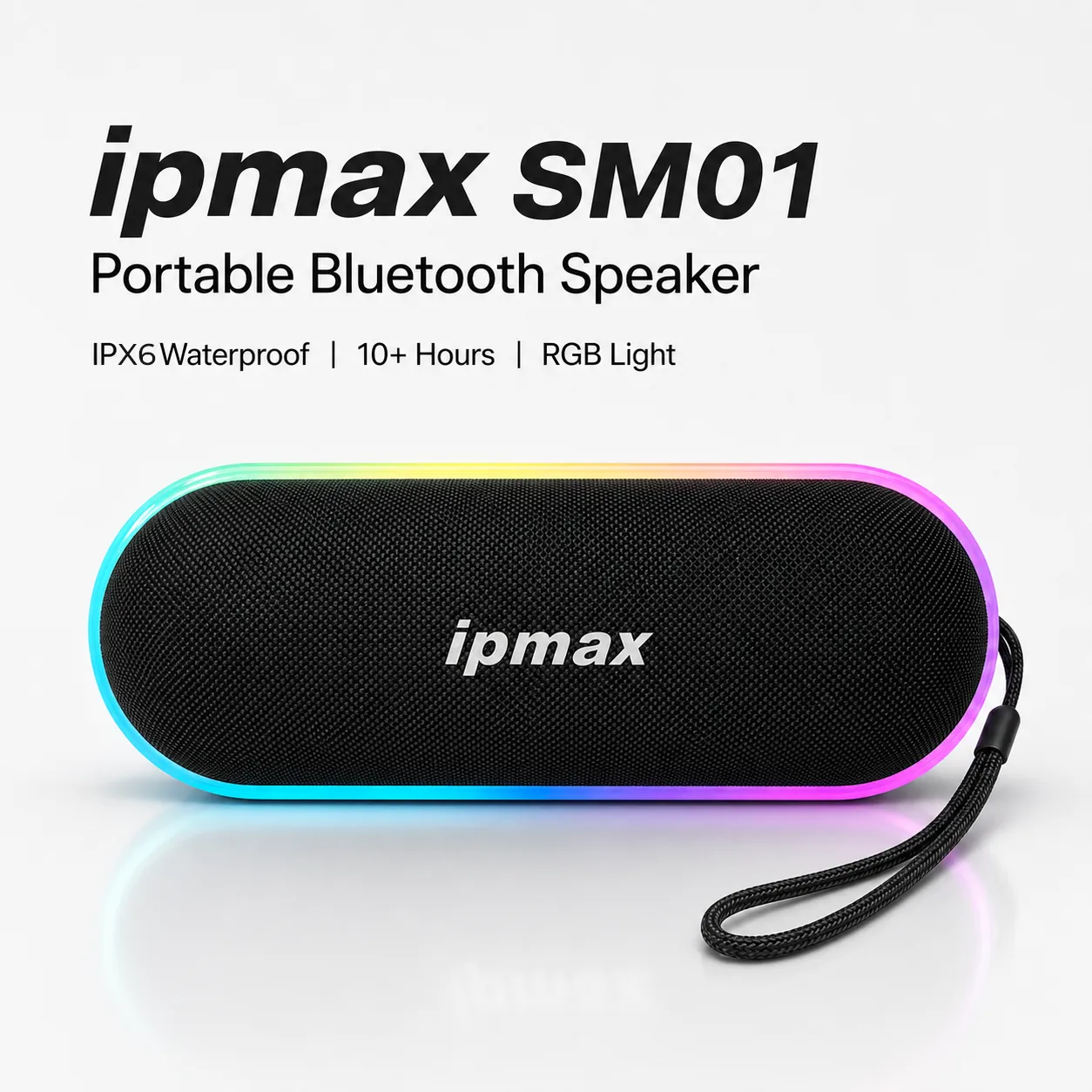 SM01 12W Stereo Sound · IPX6 Water Resistant